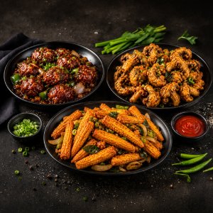 Manchurian/Mushroom/Baby Corn